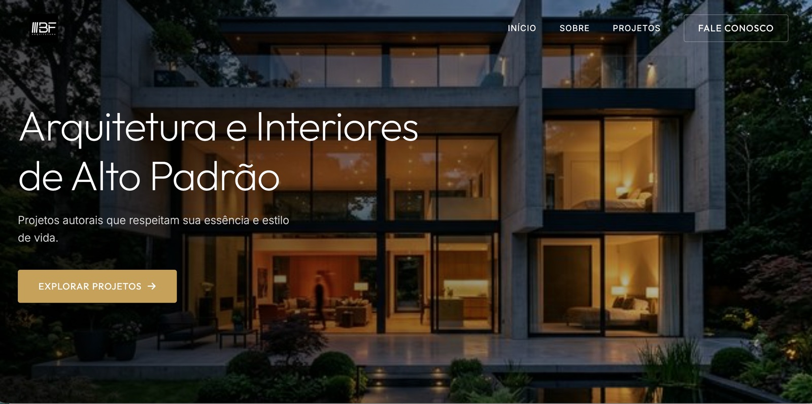 Landing Page Breno Freitas - Arquiteto